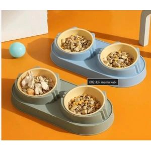 MDB Mikopet Çift Bölmeli Mama ve Su Kabı