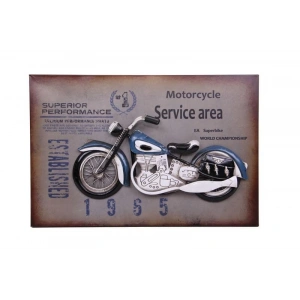 Motorsiklet Tablo Pano Vintage Dekoratif Ev Ofis Hediyelik