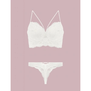 MDB Nurteks 4330 Desteksiz Dantelli Sütyen Takım