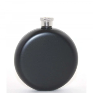 Paslanmaz Çelik Yuvarlak 5 Oz Tekli Matara