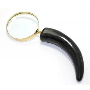 MDB Pirinç Boynuz Saplı Büyüteç Model 3