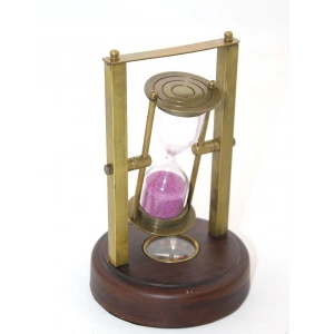 MDB Pirinç Pusulalı Kum Saati Model 7