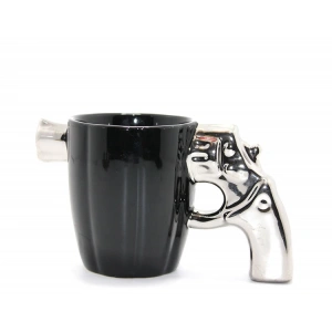 MDB Porselen Silahlı Kupa Bardak Model 1