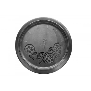 Saat Çarklı Yuvarlak Duvar Saati Dekoratif Hediyelik