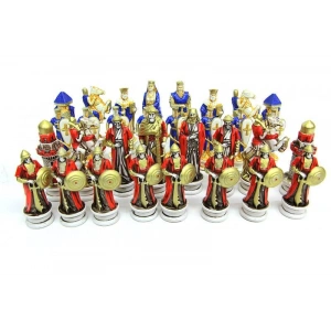 Satranç Taşı Polyester Ortaboy Selçuklu Haçlı Dekoratif Hediyelik