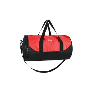 Silindir Spor Çanta El Valizi Kırmızı