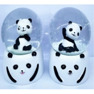 Siyah-Beyaz Panda Kar Küresi Büyük Boy