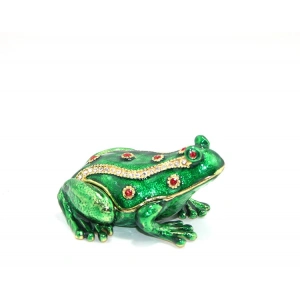 MDB Swarovski Taşlı Tekli Kurbağa Model 1