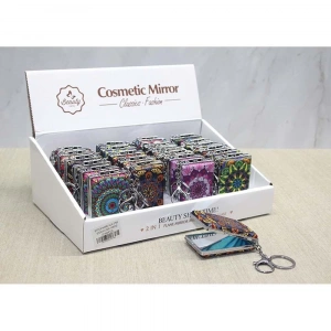 Taşlı El Aynası Anahtarlık