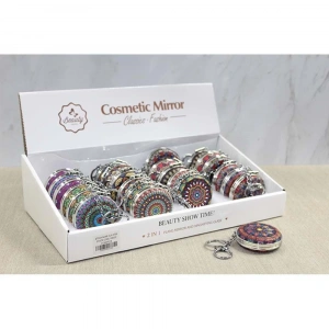 Taşlı El Aynası Anahtarlık