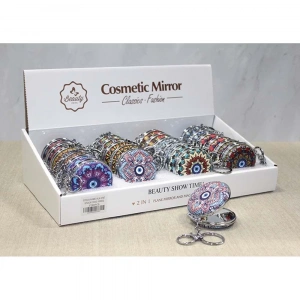 Taşlı El Aynası Anahtarlık