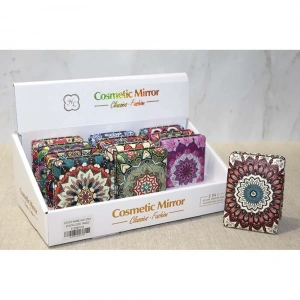 Taşlı El Aynası Dikdörtgen Kalın