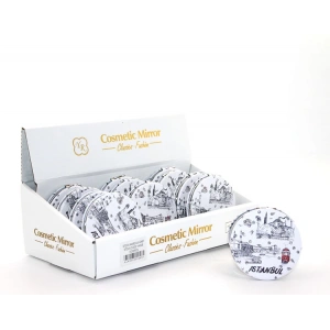 MDB Taşlı İstanbul Tasarımı El Aynası İnce Model 23