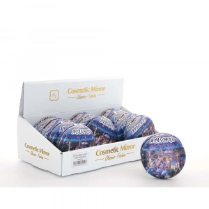 Taşlı İstanbul Tasarımı El Aynası Kalın