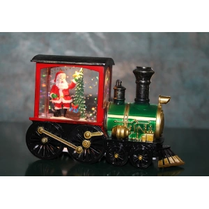 MDB Trenli Yılbaşı Işıklı Kar Küresi Model 1