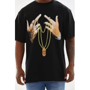 MDB Unisex Baskılı Oversize Thirt  iyah