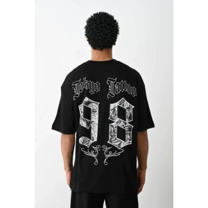 MDB Unisex Baskılı Oversize Thirt  iyah