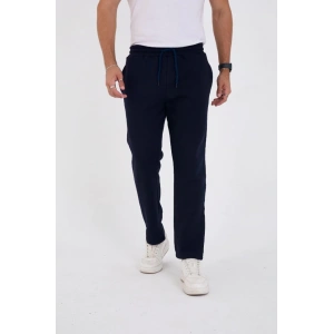 MDB Unisex Üç İplik Basic Eşofman Pantolon  acivert