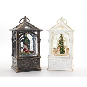 MDB Yılbaşı Temalı Işıklı Müzikli Kar Küresi Model 2