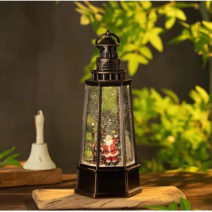 MDB Yılbaşı Temalı Işıklı Müzikli Kar Küresi Model 5