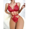 MDB MdbShop Lastik Detaylı Kırmızı Fantezi Body