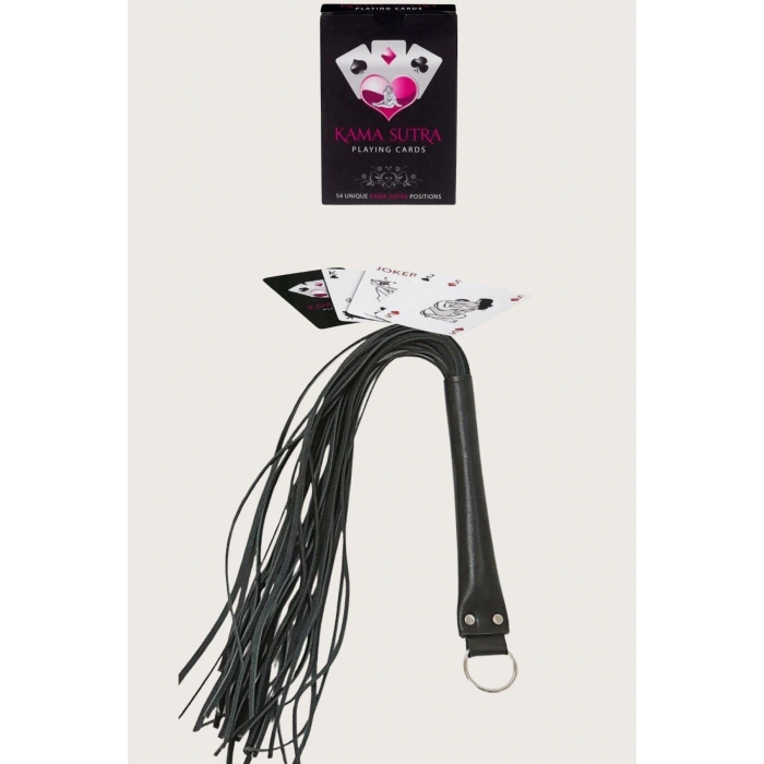 MDB MdbShop Sexy Görselli Oyun Kartı Kama Sutra Siyah Kırbaç Set