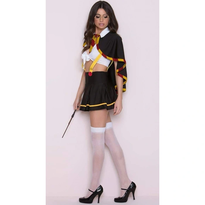 MDB MdbShop Siyah Harry Potter Cadılar Bayramı Kostümü