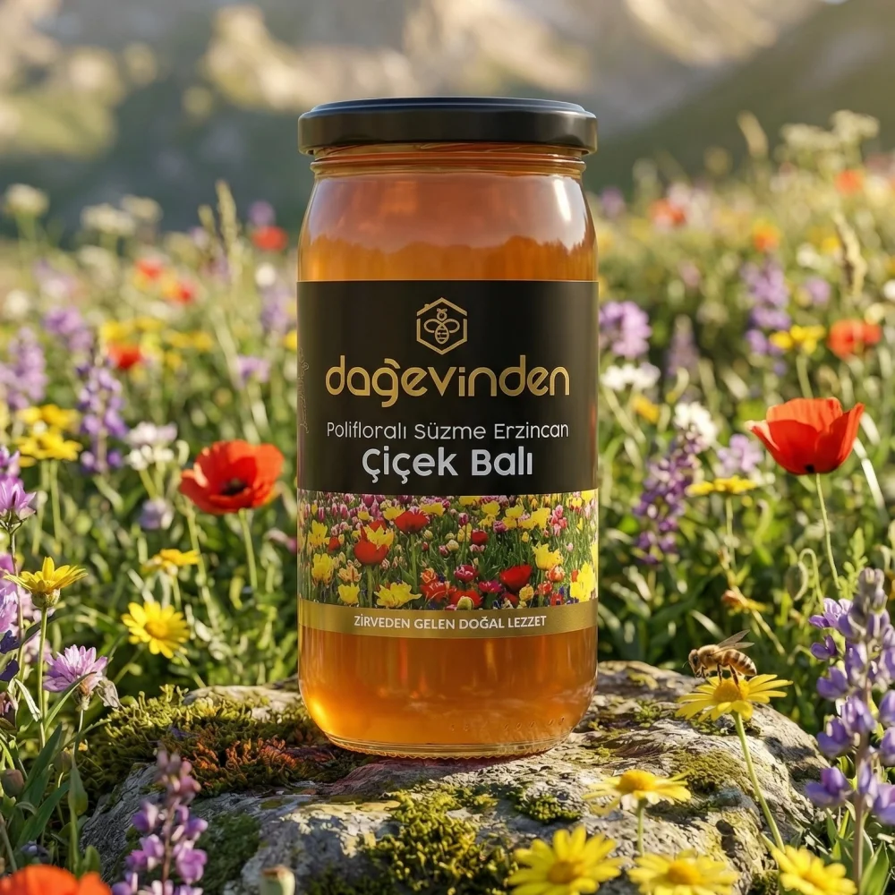 Süzme Erzincan Çiçek Balı 500 gr