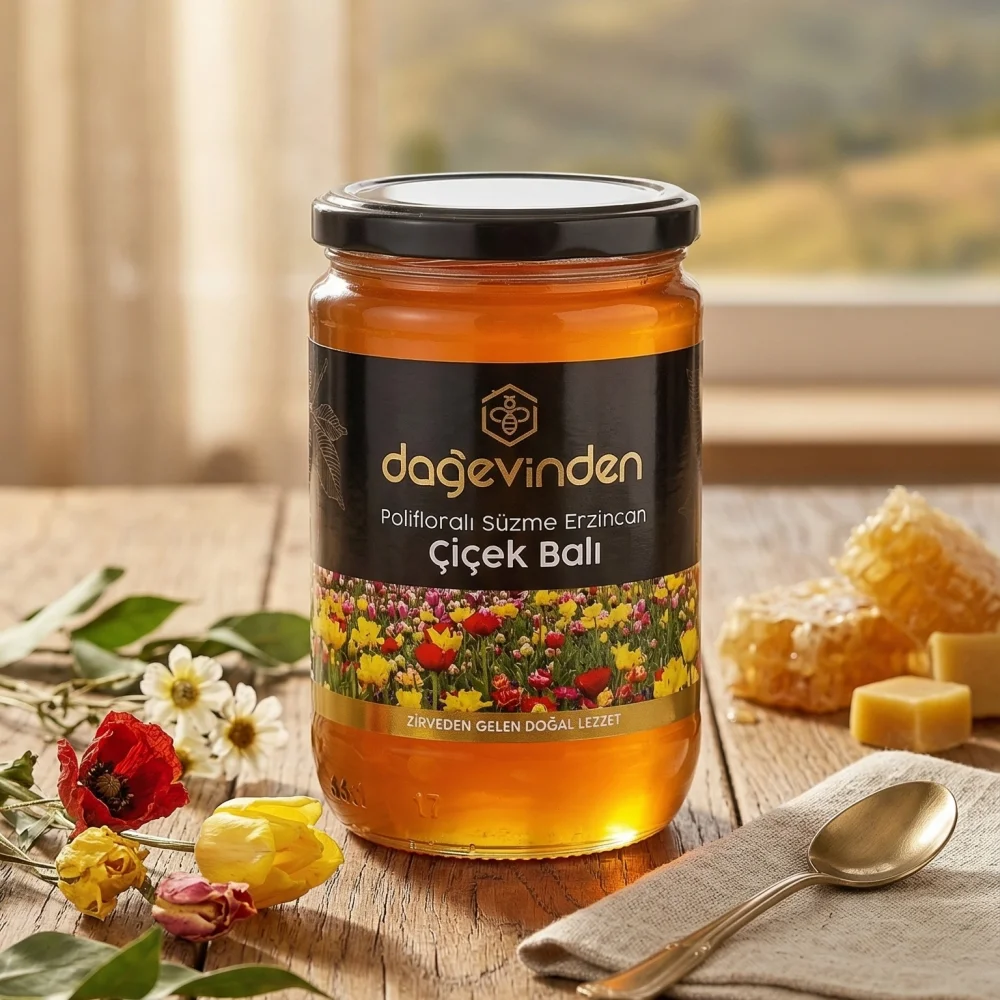 Süzme Erzincan Çiçek Balı 850 gr