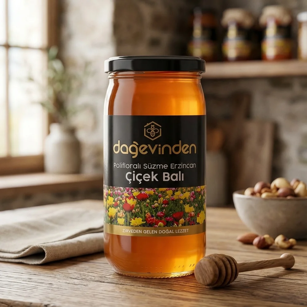 Süzme Erzincan Çiçek Balı 650 gr