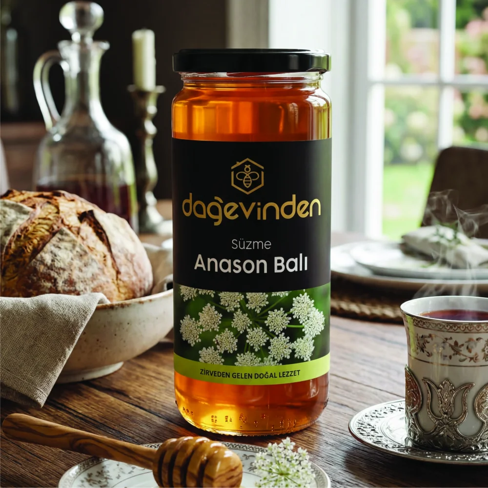 Süzme Anason Balı 650 gr