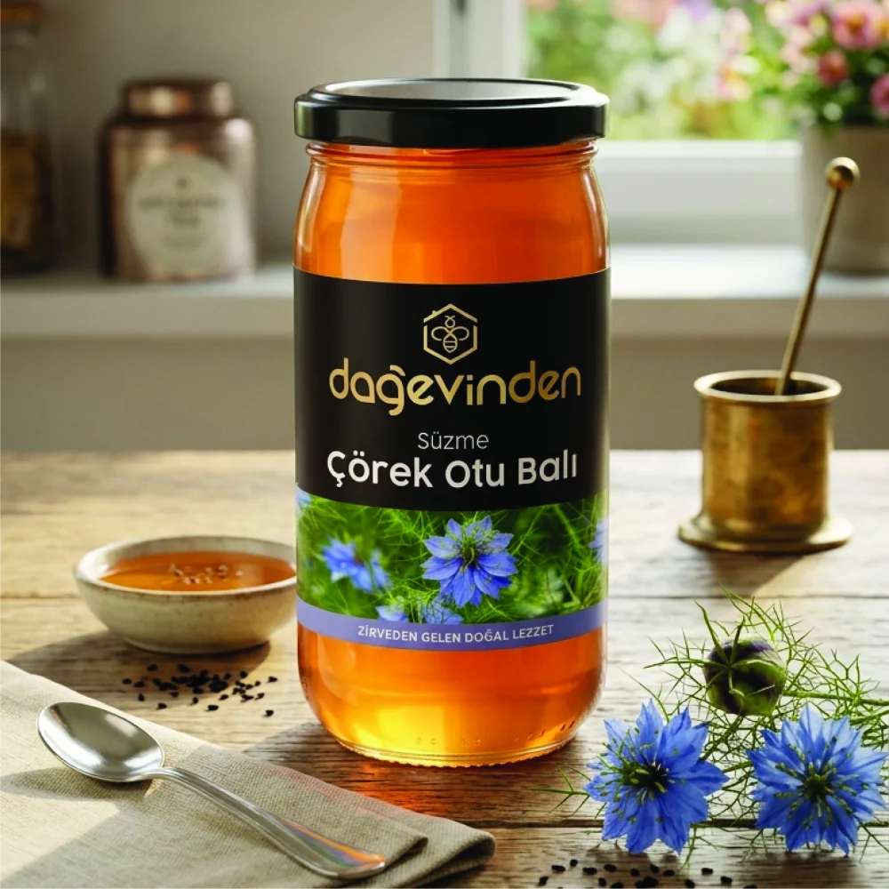 Süzme Çörek Otu Balı 500 gr