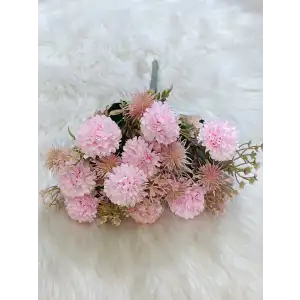 Pembe Kasımpatı Mix Yeşillik