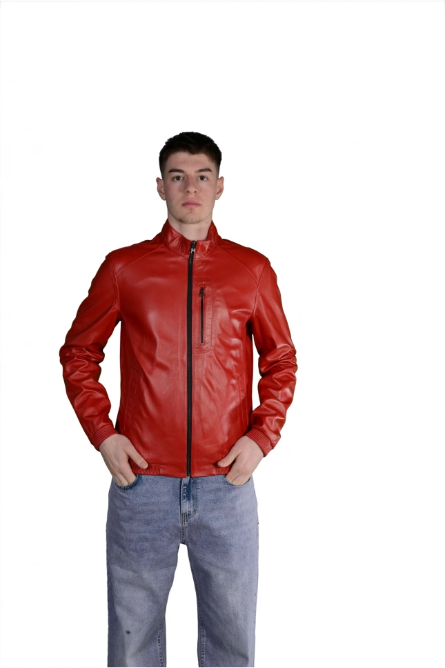 Fabien Hakiki Deri Ceket Erkek