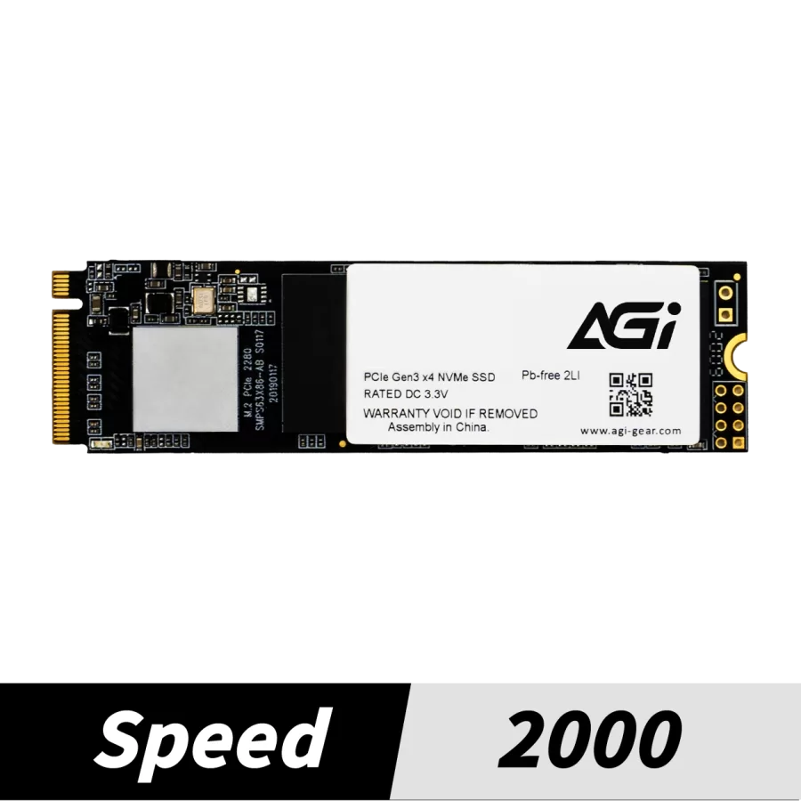 AGI 1 TB NVMe M.2 SSD 2000MB/s Okuma / 1690MB/s Yazma