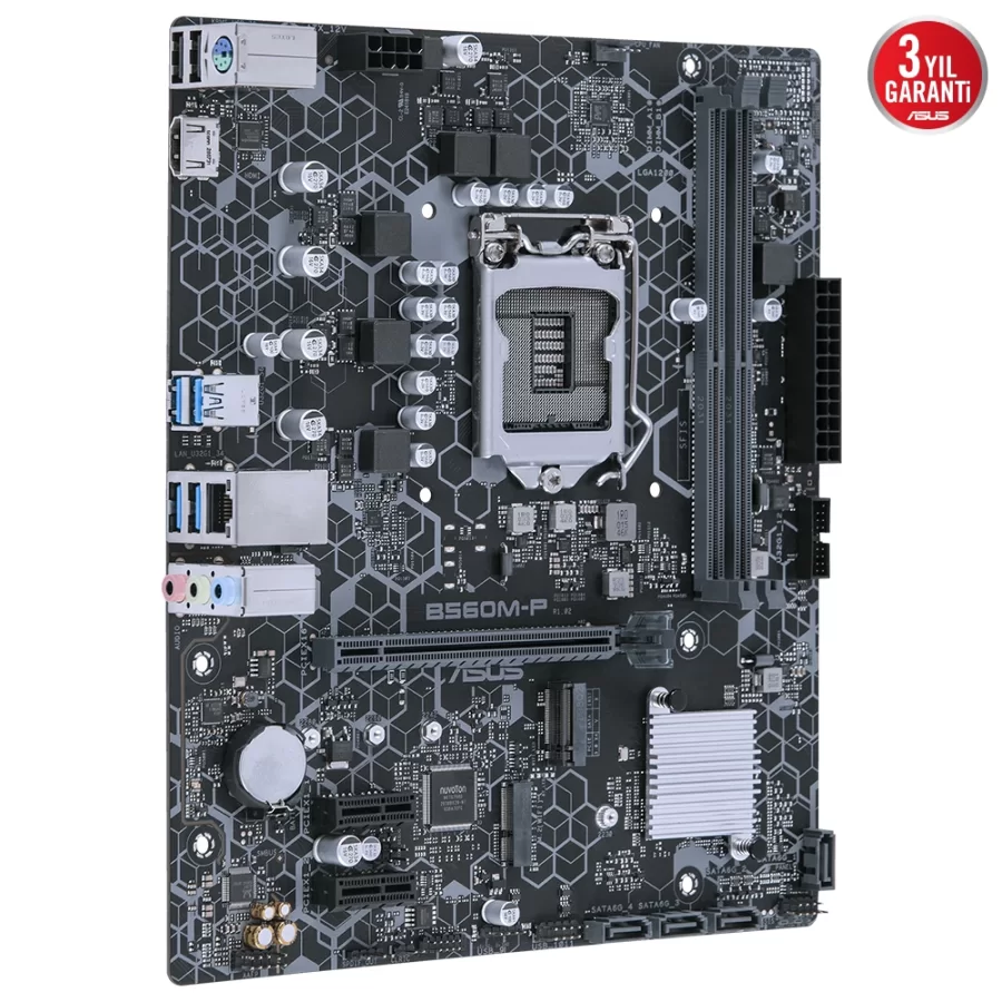 ASUS B560M-P-SI Intel B560 LGA1200 DDR4 5000 mATX Anakart