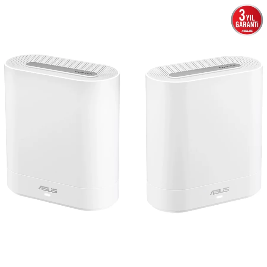 Asus ExpertWifi EBM68 Tri-Band-AiMesh-AiProtectionPro-VPN-2.5 Gbps Port-up to 5 SSID supports-Access Point-Mesh (İkili Paket)