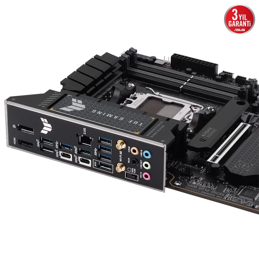 ASUS TUF GAMING X670E-PLUS WIFI AMD X670 AM5 DDR5 6400 WiFi+BT AURA RGB ATX Anakart
