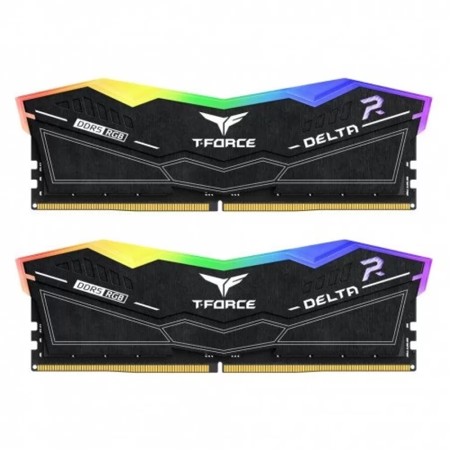 Team T-Force Delta RGB Black 32 GB (2x16) 7600 Mhz DDR5 CL36 FF3D532G7600HC36DDC01 Ram
