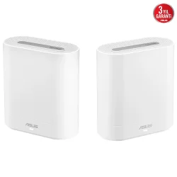 Asus ExpertWifi EBM68 Tri-Band-AiMesh-AiProtectionPro-VPN-2.5 Gbps Port-up to 5 SSID supports-Access Point-Mesh (İkili Paket)