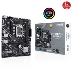 ASUS PRIME H610M-E-CSM Intel H610 LGA1700 DDR5 5600 AURA RGB mATX Anakart