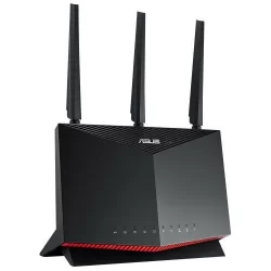 Asus RT-AX86S WIFI6 Dual Band-Gaming-Ai Mesh-AiProtection-Torrent-Bulut-DLNA-4G-VPN-Router-Access Point