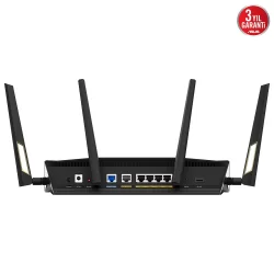Asus RT-AX88U PRO WIFI6 Dual Band-Gaming-AiMesh-AiProtection-Torrent-Bulut-DLNA-4G-VPN-Router-Access Point