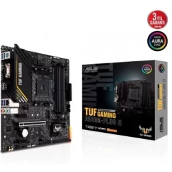 ASUS TUF GAMING A520M-PLUS II AMD A520 AM4 DDR4 4800 AURA RGB mATX Anakart