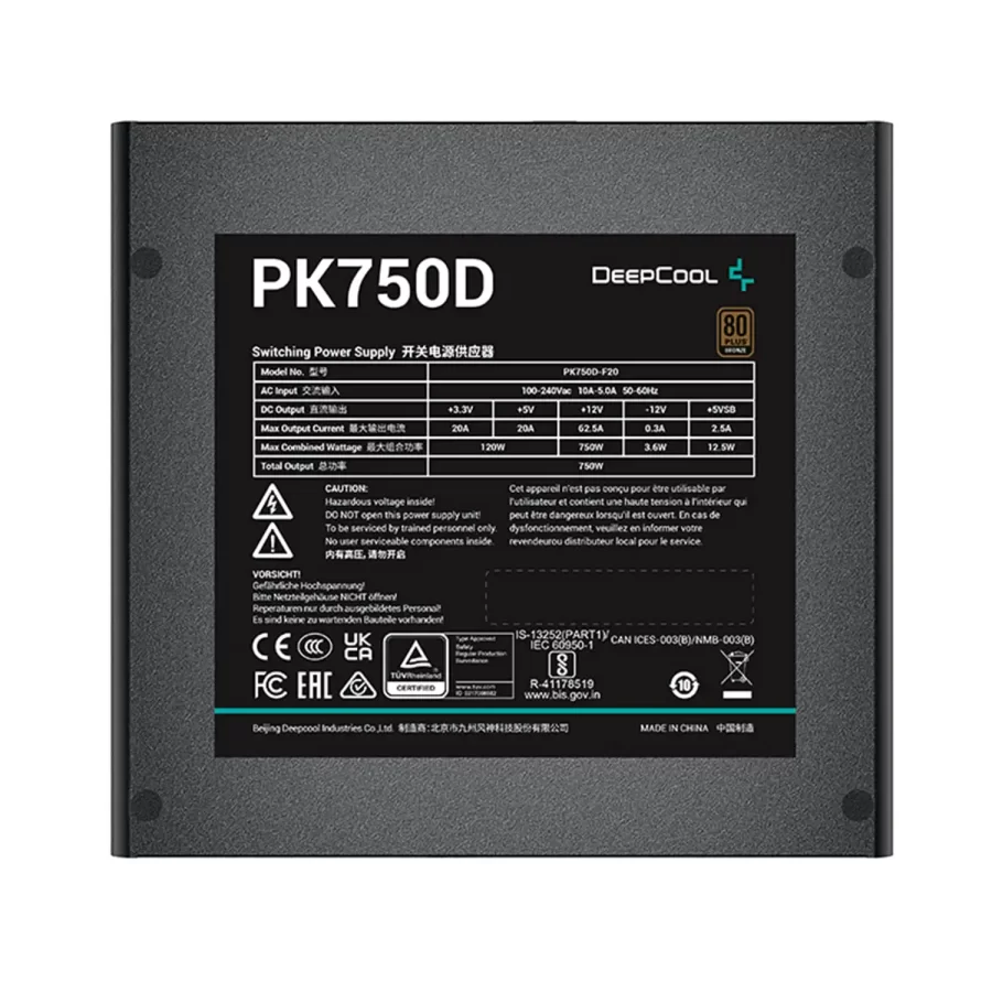 Deep Cool PK750D 750 W Power Supply