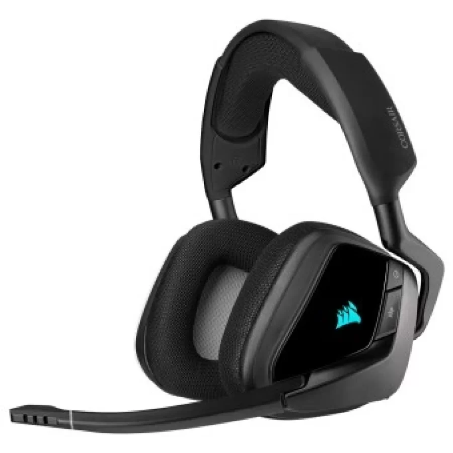 Corsair Void RGB Elite Wireless Premium 7.1 CA-9011201-EU Mikrofonlu Kulak Üstü Oyuncu Kulaklığı Siyah