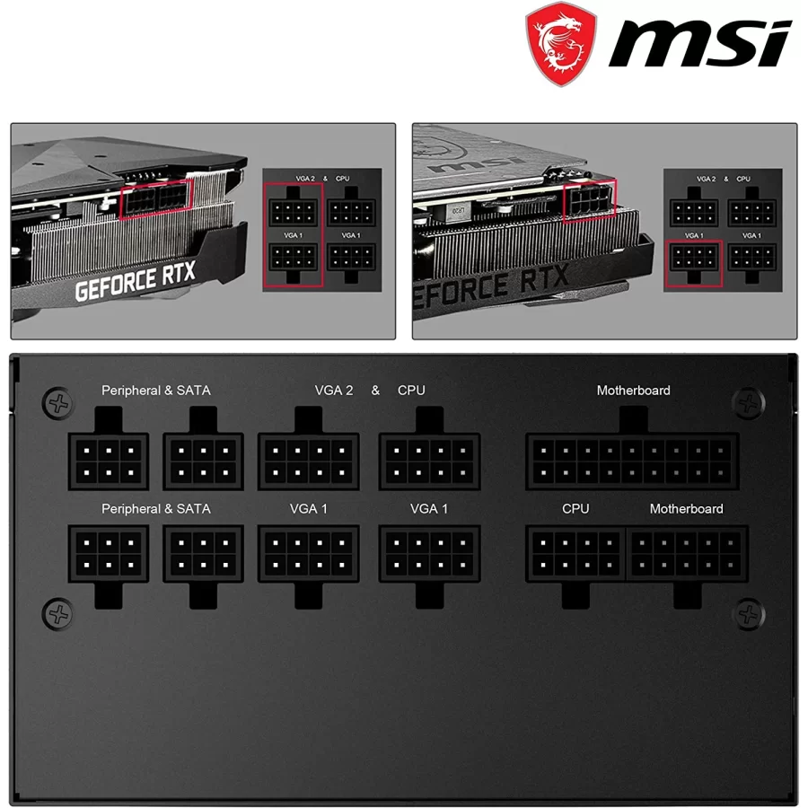 MSI MPG A650GF 650 W Power Supply