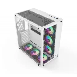 GamePower WARCRY 6x White ARGB Gaming Kasa