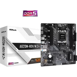 ASRock A620M-HDV/M.2+ 6400mhz(OC) M.2 AM5 mATX DDR5 Anakart