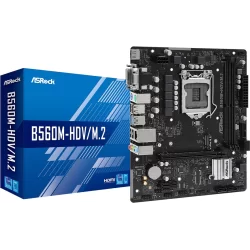 ASRock B560M-HDV/M.2 4000mhz(OC) 1200p mATX DDR4 Anakart